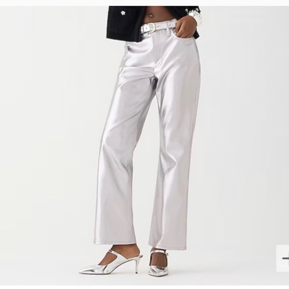 J Crew Silver Pants